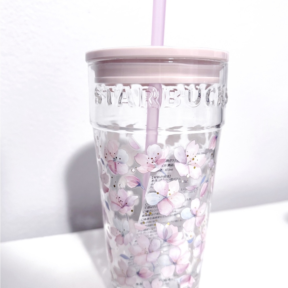 Starbucks Japan SAKURA 2025 Glass Tumbler 473ml